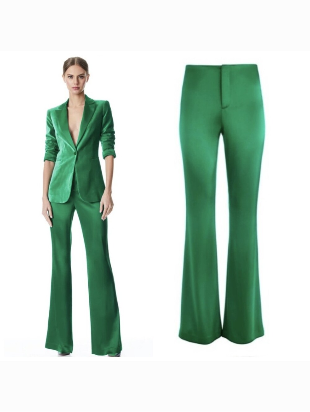 ALICE + OLIVIA TEENY FIT FLARE BOOTCUT PANT SIZE 4